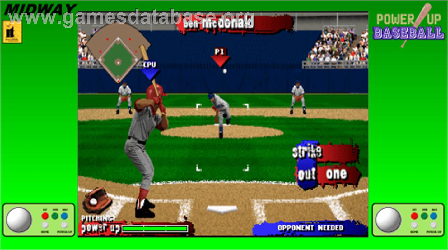 Power Up Baseball - Arcade - Artwork - Artwork