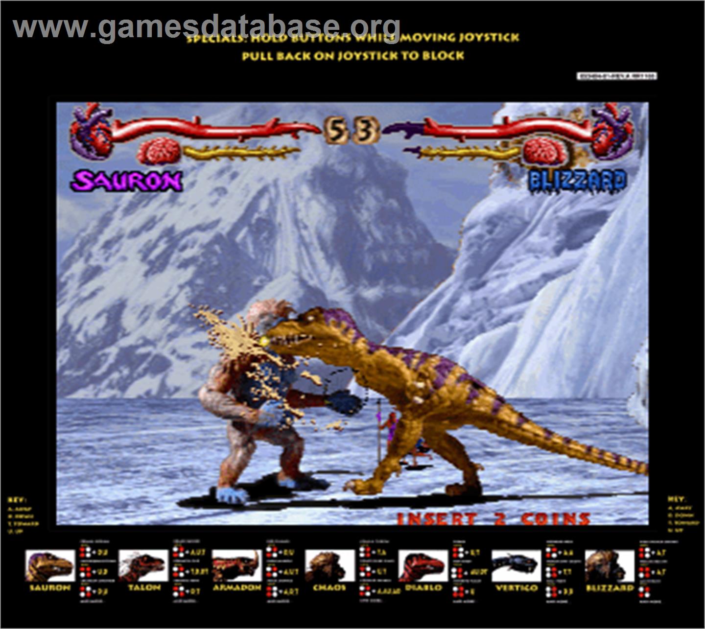 Primal Rage - Arcade - Artwork - Artwork