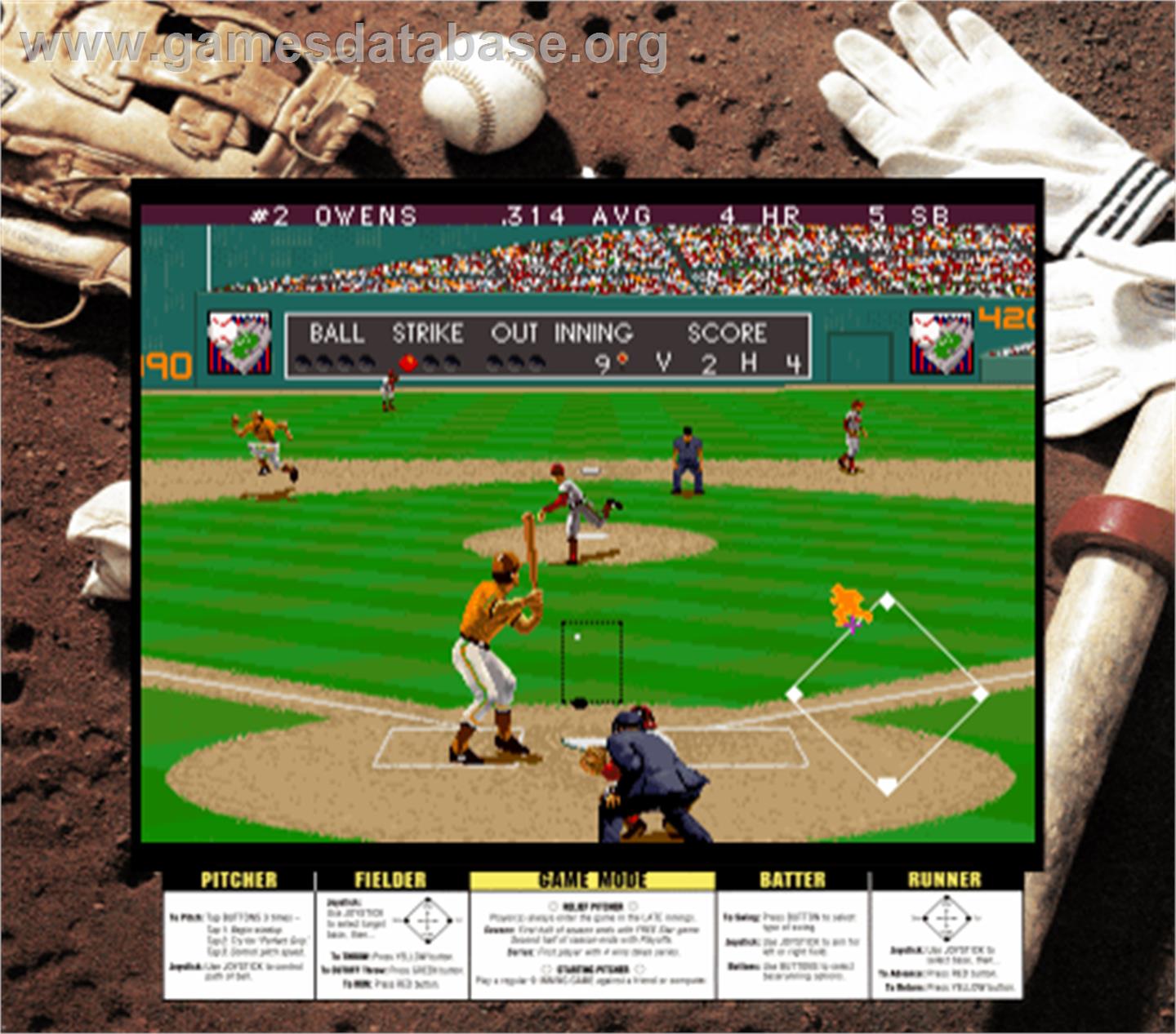 Relief Pitcher - Arcade - Artwork - Artwork
