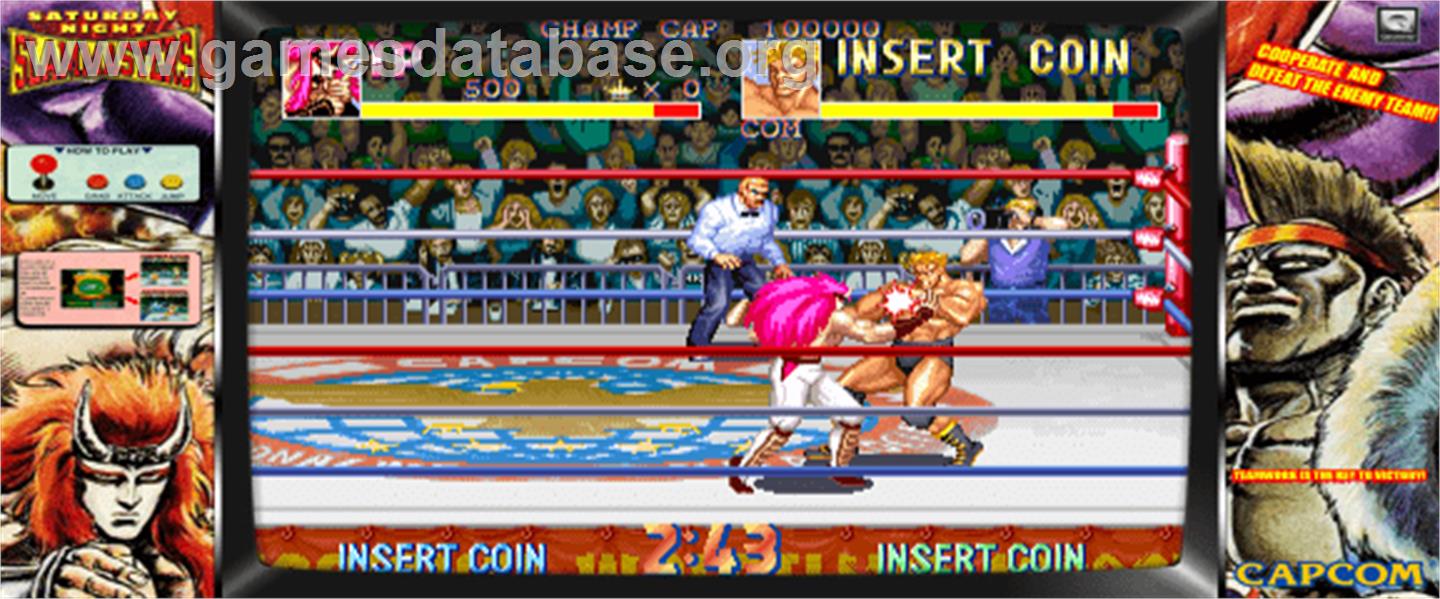 Saturday Night Slam Masters - Arcade - Artwork - Artwork