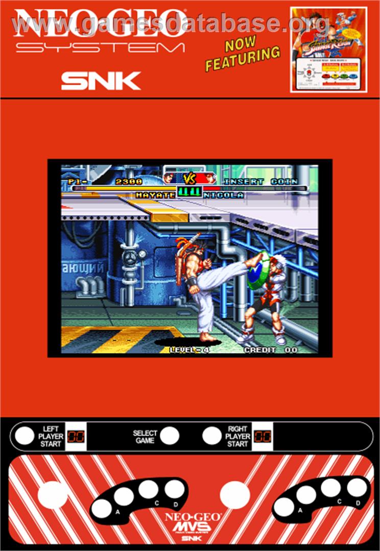 Savage Reign / Fu'un Mokushiroku - kakutou sousei - Arcade - Artwork - Artwork