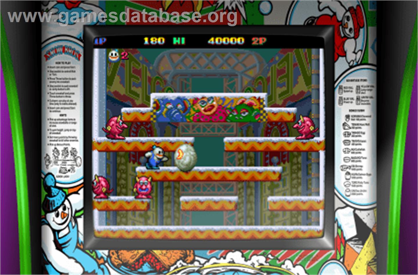 Snow Brothers 3 - Magical Adventure - Arcade - Artwork - Artwork