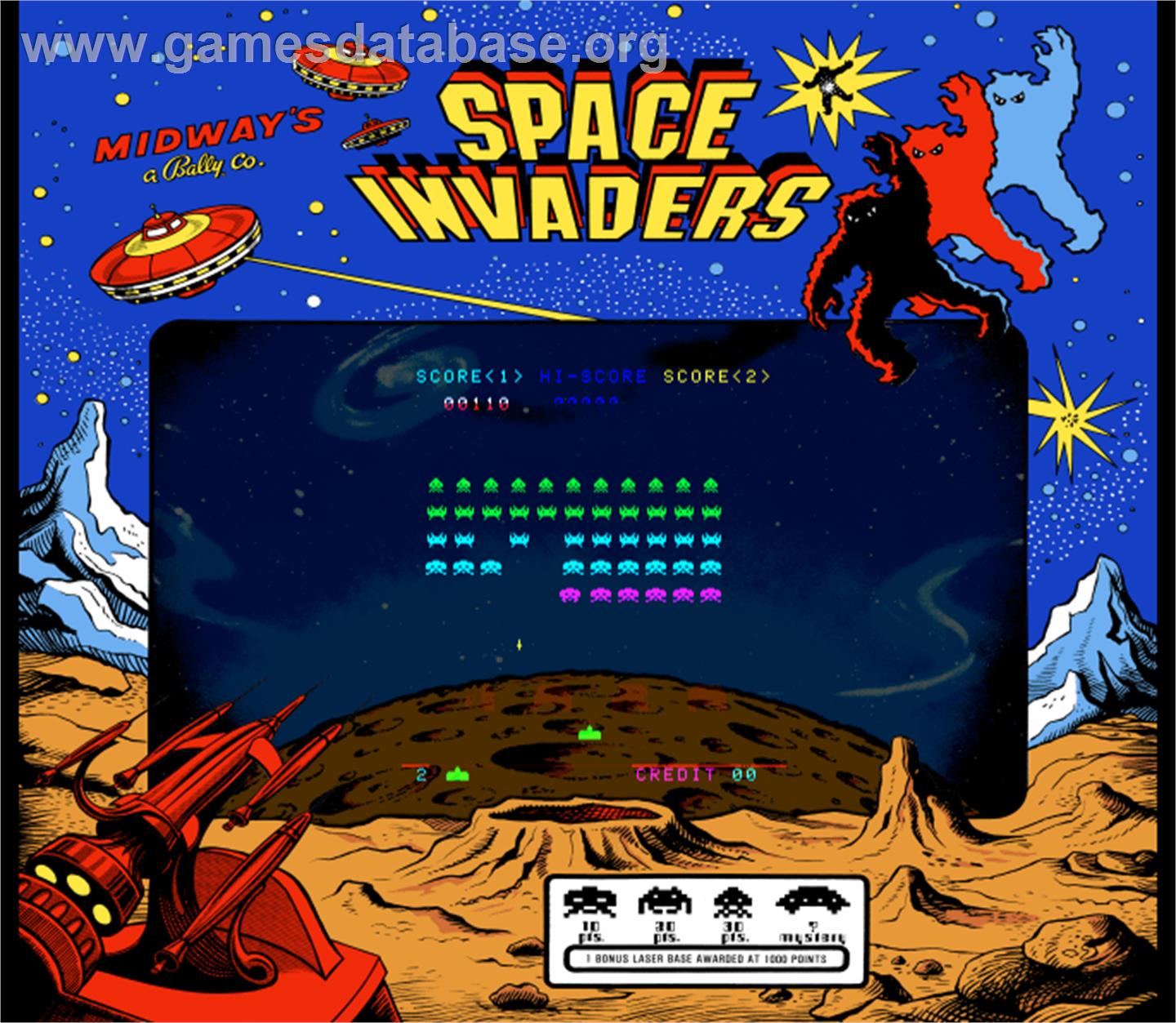 Space Invaders - Arcade - Artwork - Artwork