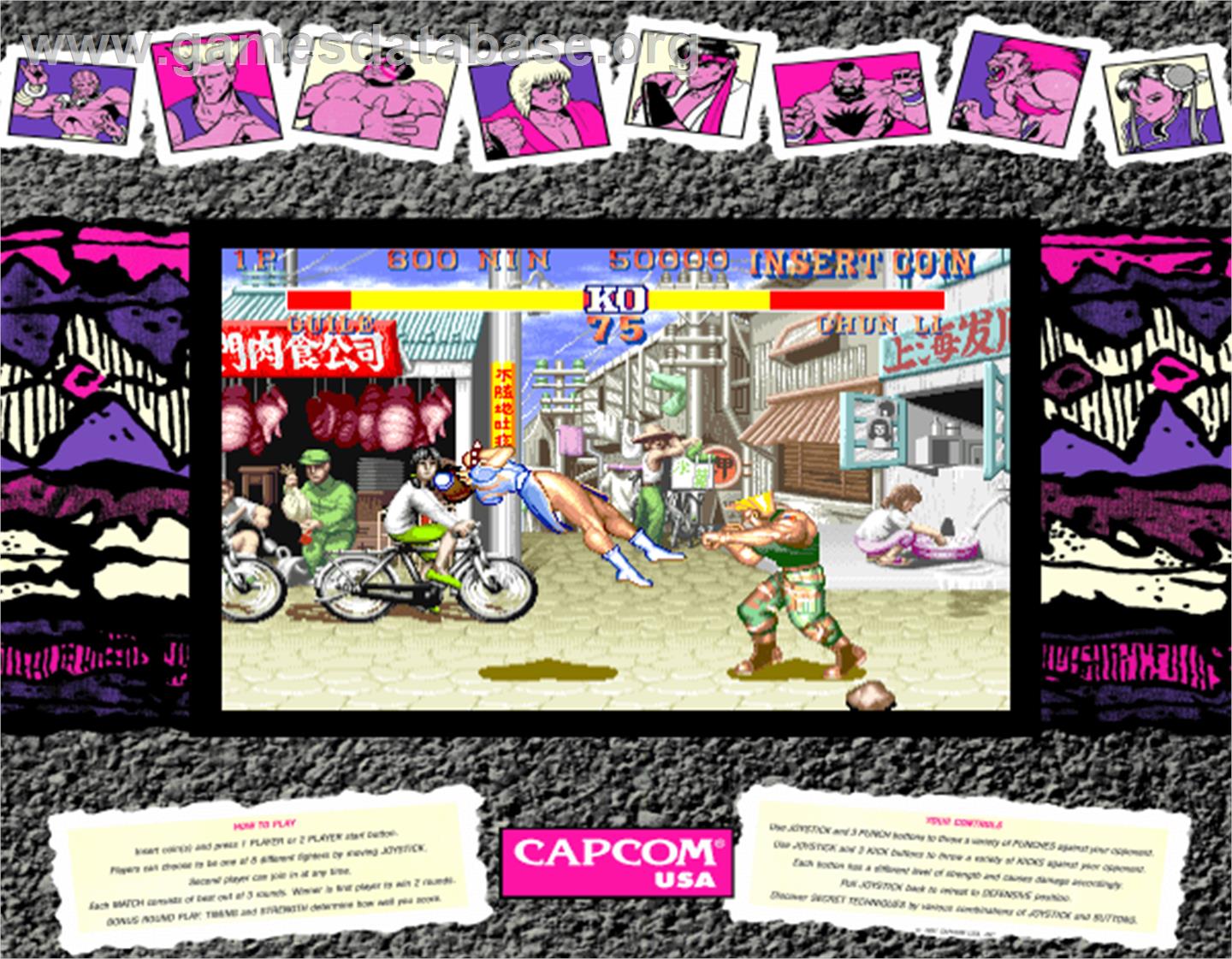 Street Fighter II: The World Warrior - Arcade - Artwork - Artwork