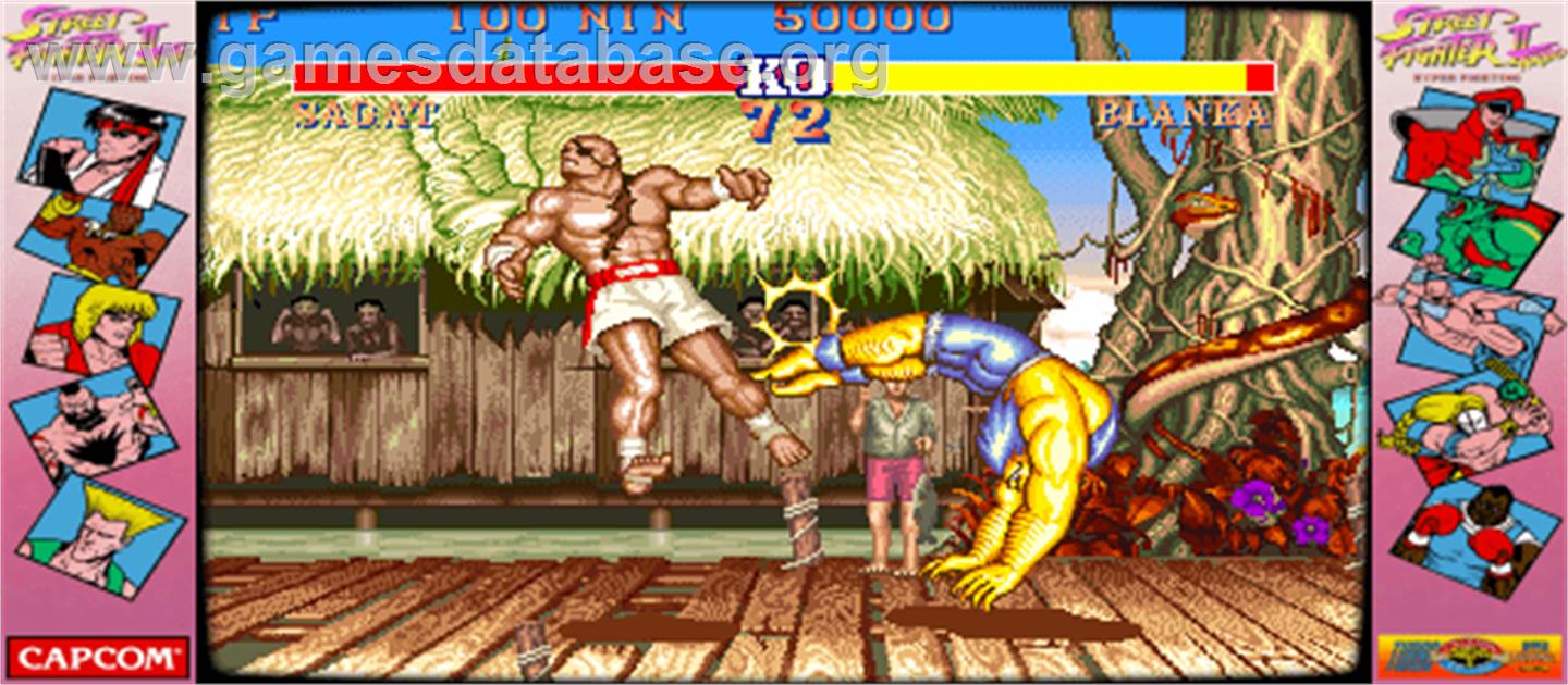 Street Fighter II' Turbo: Hyper Fighting - Arcade - Artwork - Artwork