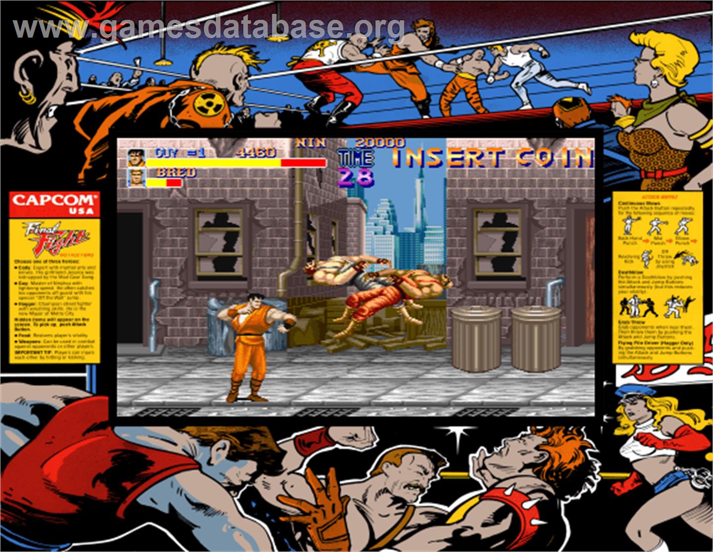 Street Smart / Final Fight - Arcade - Artwork - Artwork