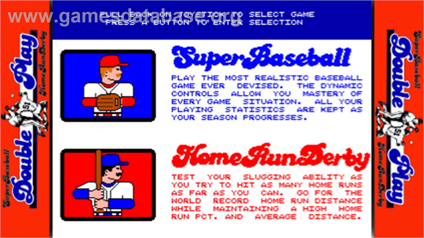 Super Baseball Double Play Home Run Derby - Arcade - Artwork - Artwork
