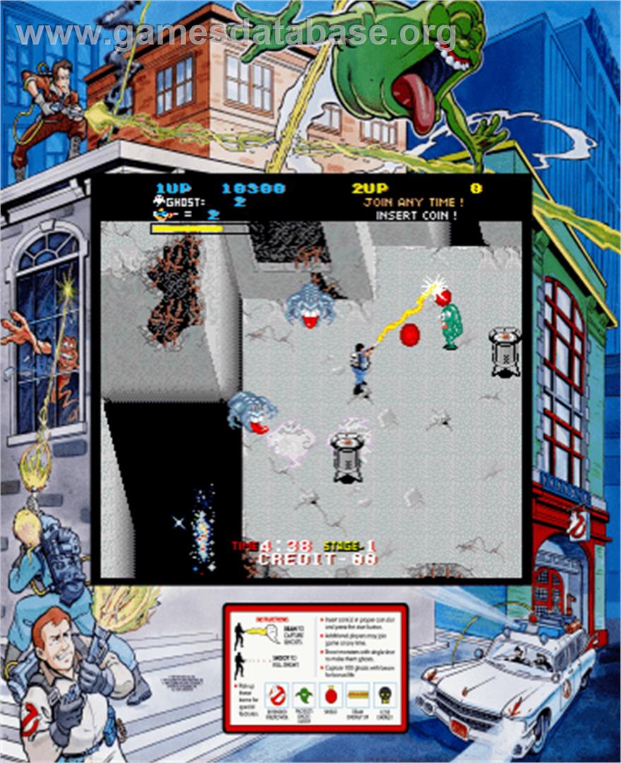 The Real Ghostbusters - Arcade - Artwork - Artwork