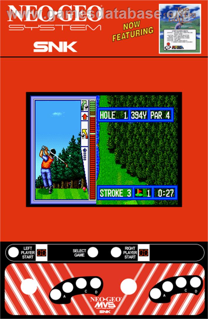 Top Player's Golf - Arcade - Artwork - Artwork