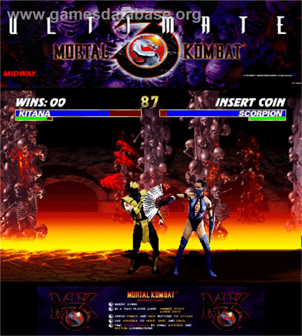 Ultimate Mortal Kombat 3 - Arcade - Artwork - Artwork