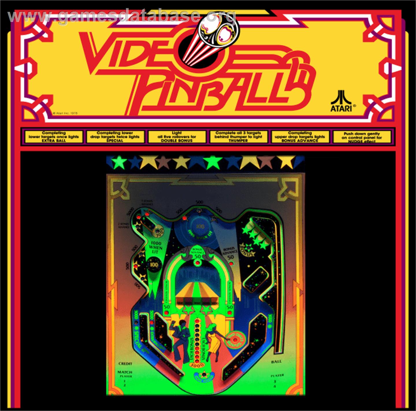 Video Pinball - Arcade - Artwork - Artwork