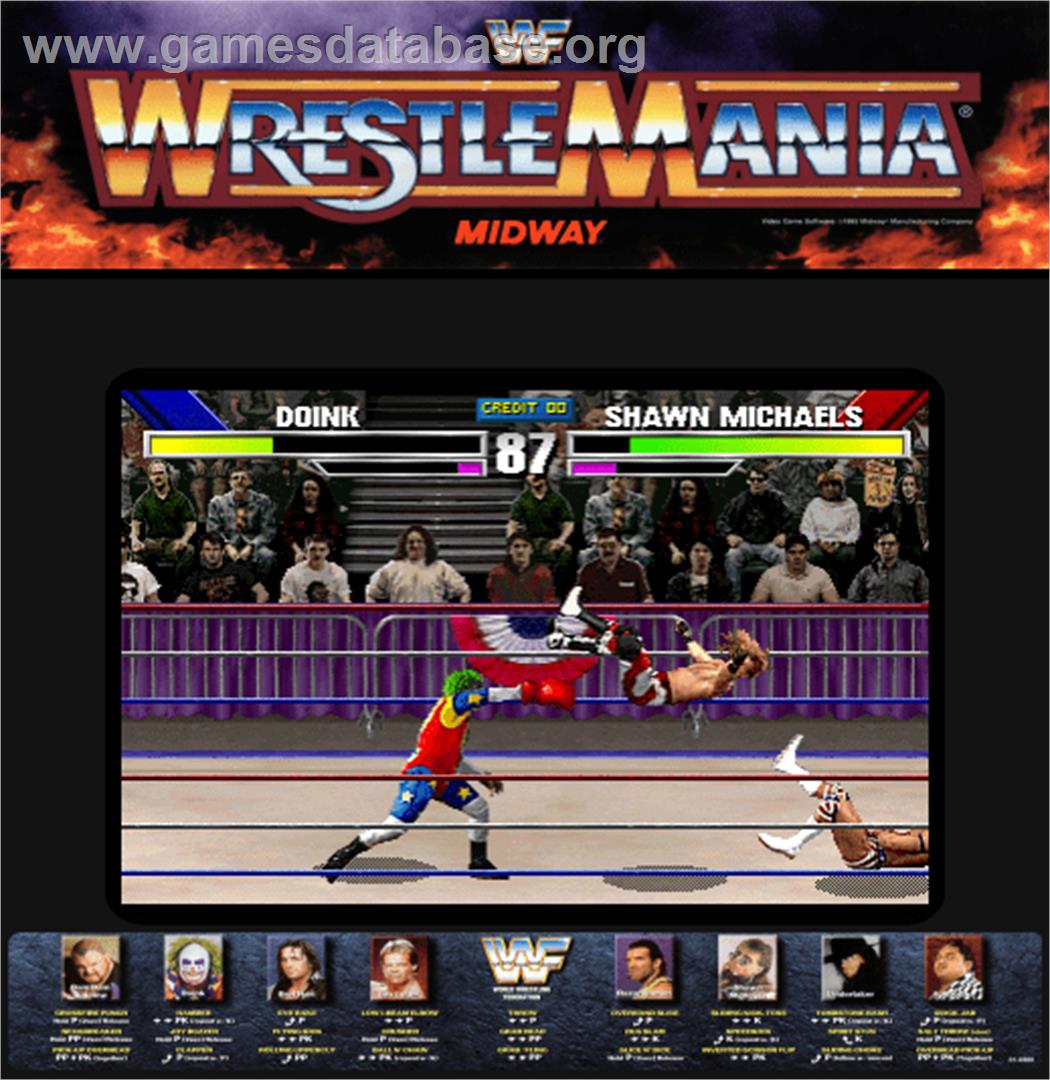 WWF: Wrestlemania - Arcade - Artwork - Artwork