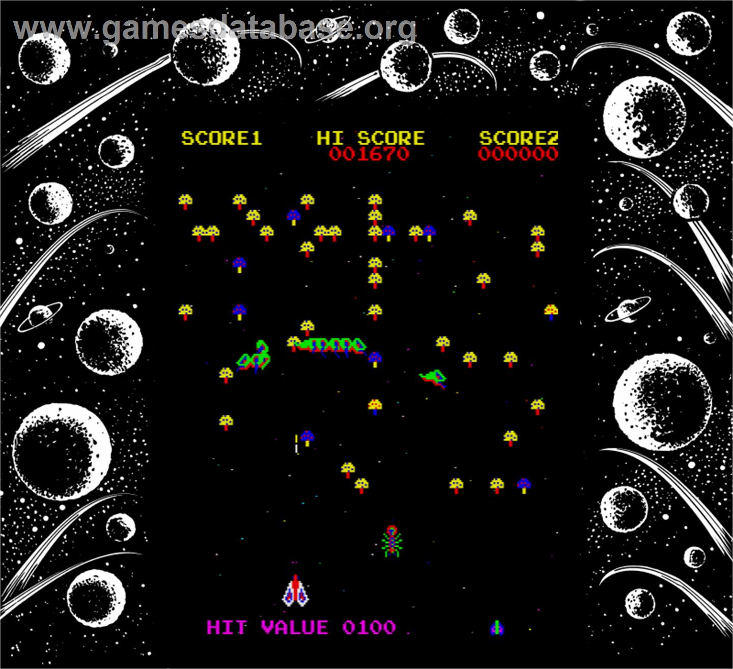 War of the Bugs or Monsterous Manouvers in a Mushroom Maze - Arcade - Artwork - Artwork