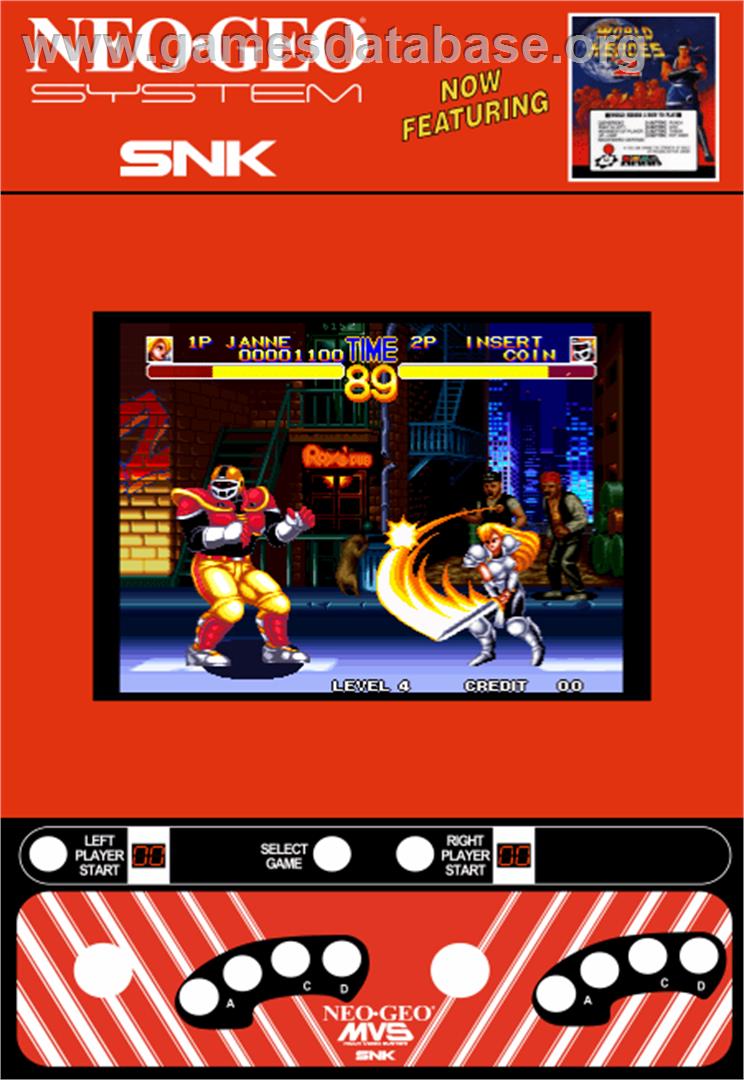 World Heroes 2 - Arcade - Artwork - Artwork