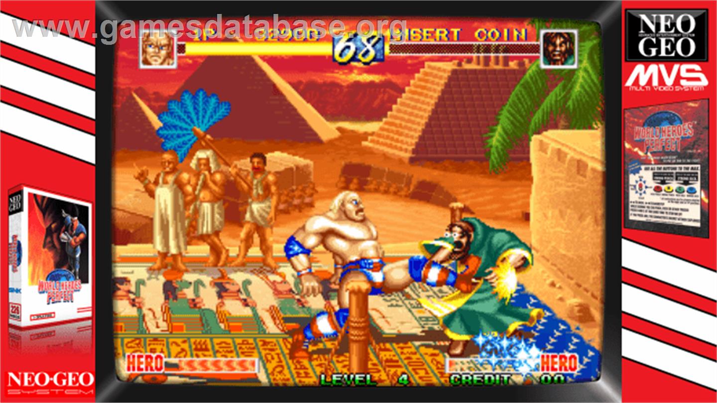 World Heroes Perfect - Arcade - Artwork - Artwork