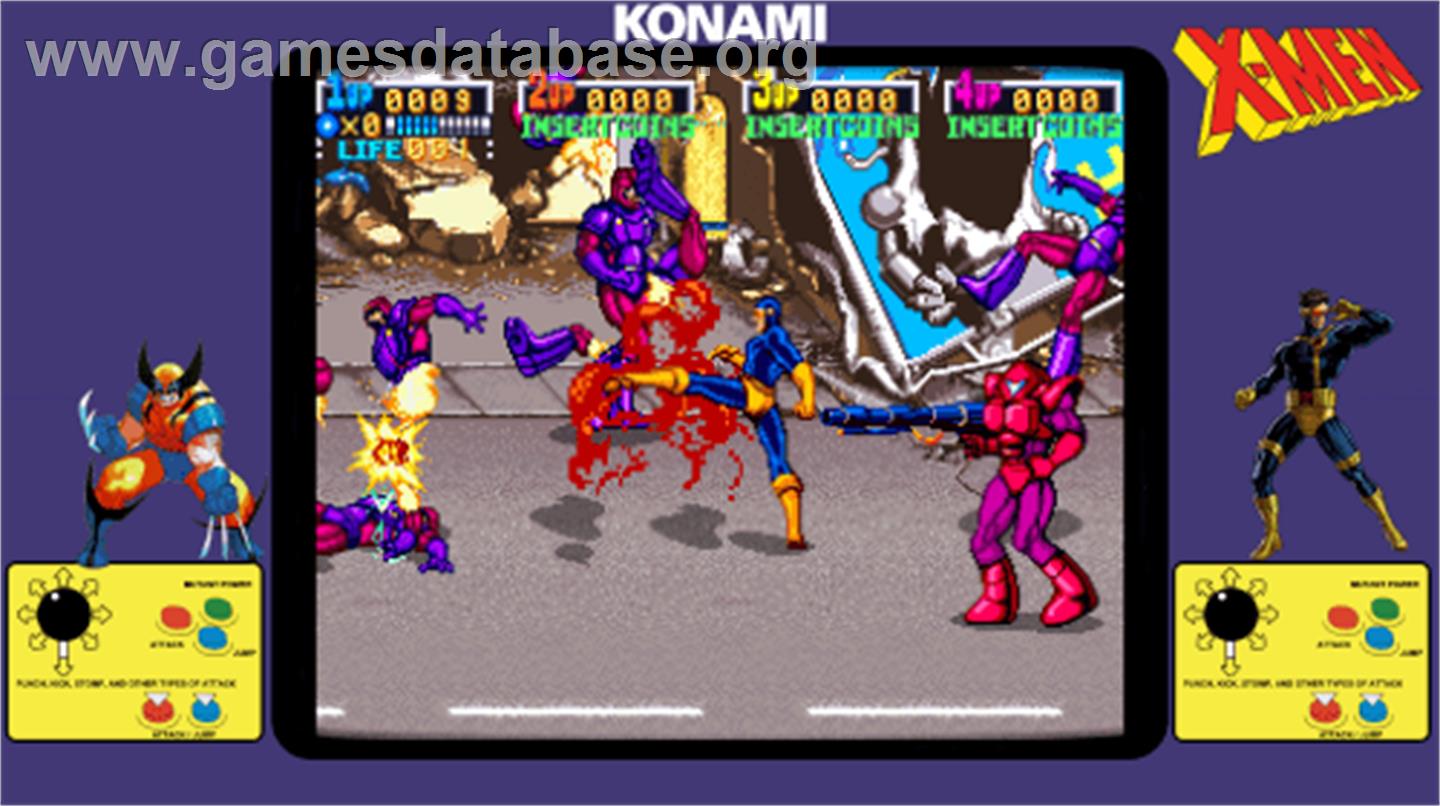 X-Men - Arcade - Artwork - Artwork