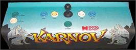 Arcade Control Panel for Karnov.
