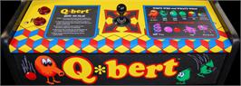 Arcade Control Panel for Mello Yello Q*bert.