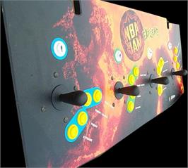 Arcade Control Panel for NBA Jam Extreme.