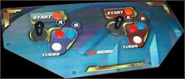 Arcade Control Panel for NFL Blitz 2000 Gold Edition.
