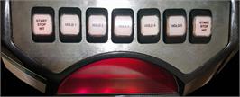 Arcade Control Panel for Pirate Poker II.