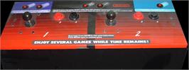 Arcade Control Panel for Rad Racer II.