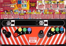 Arcade Control Panel for Samurai Shodown II / Shin Samurai Spirits - Haohmaru jigokuhen.
