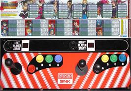 Arcade Control Panel for Samurai Shodown IV - Amakusa's Revenge / Samurai Spirits - Amakusa Kourin.