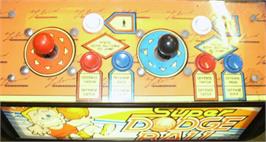 Arcade Control Panel for Super Dodge Ball.