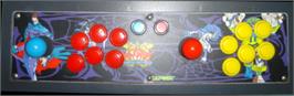 Arcade Control Panel for Vampire Hunter: Darkstalkers' Revenge.
