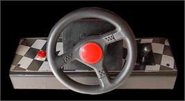 Arcade Control Panel for World Rally 2: Twin Racing.