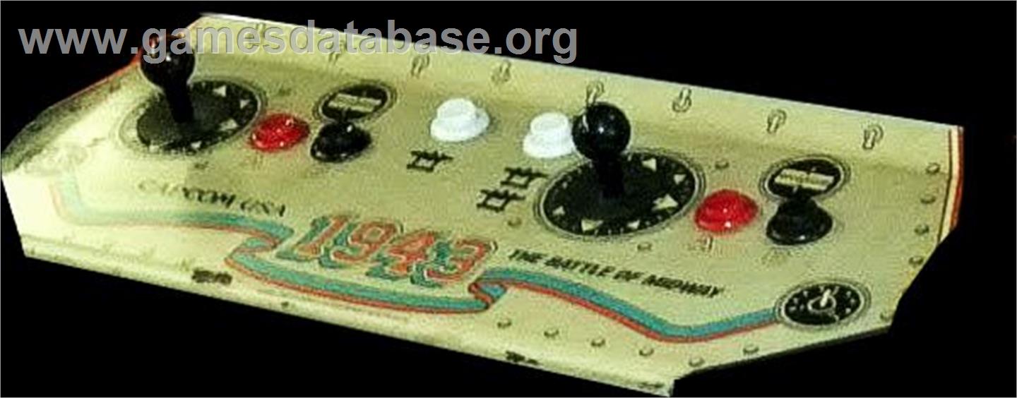 1943 Kai: Midway Kaisen - Arcade - Artwork - Control Panel