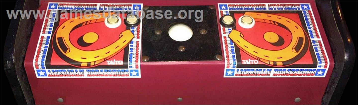 American Horseshoes - Arcade - Artwork - Control Panel