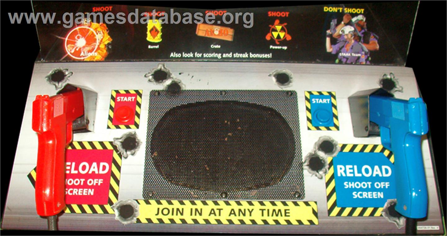 Area 51 - Arcade - Artwork - Control Panel