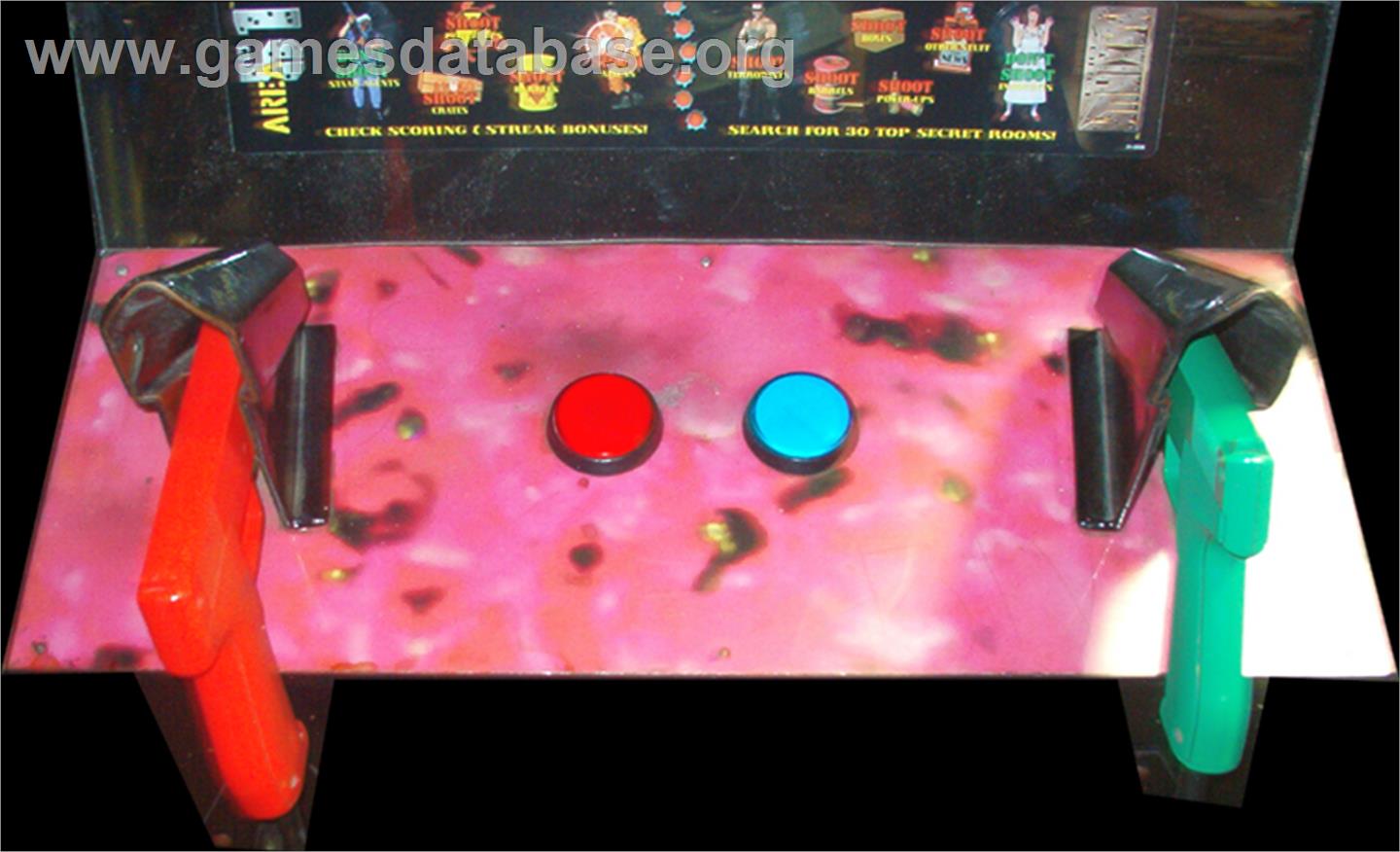 Area 51 / Maximum Force Duo - Arcade - Artwork - Control Panel