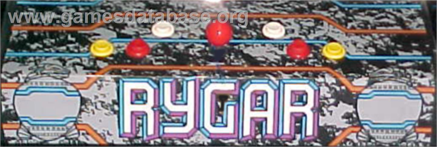Argus no Senshi - Arcade - Artwork - Control Panel