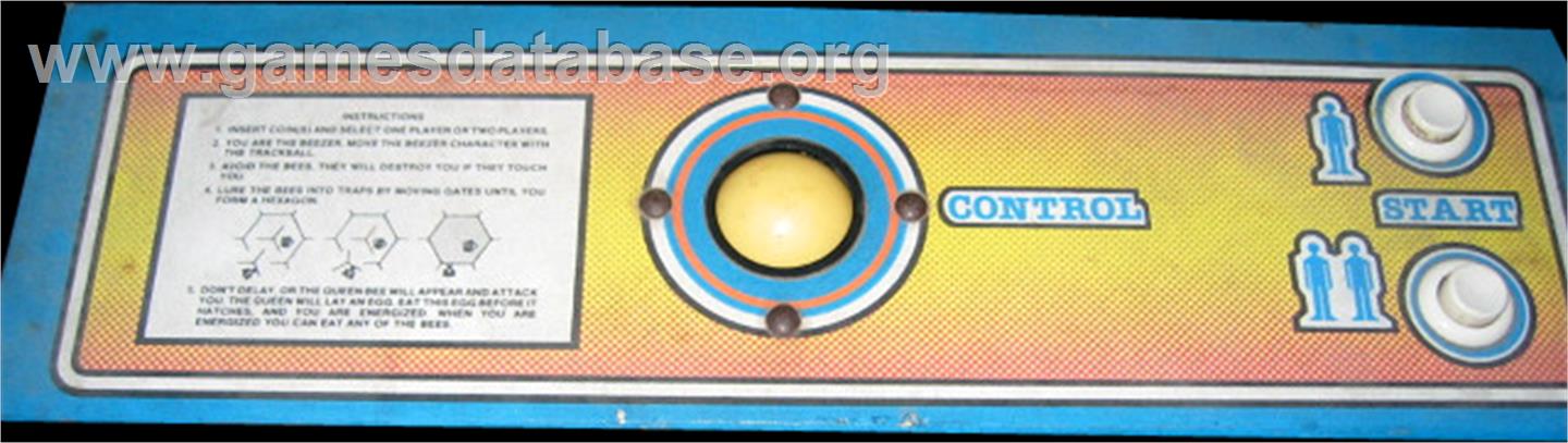 Beezer - Arcade - Artwork - Control Panel