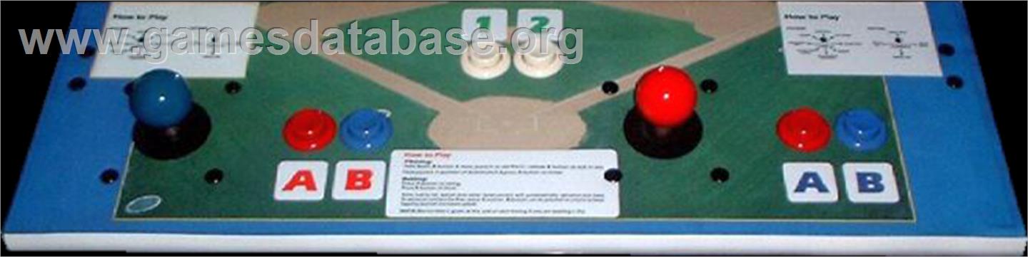 Bottom of the Ninth - Arcade - Artwork - Control Panel