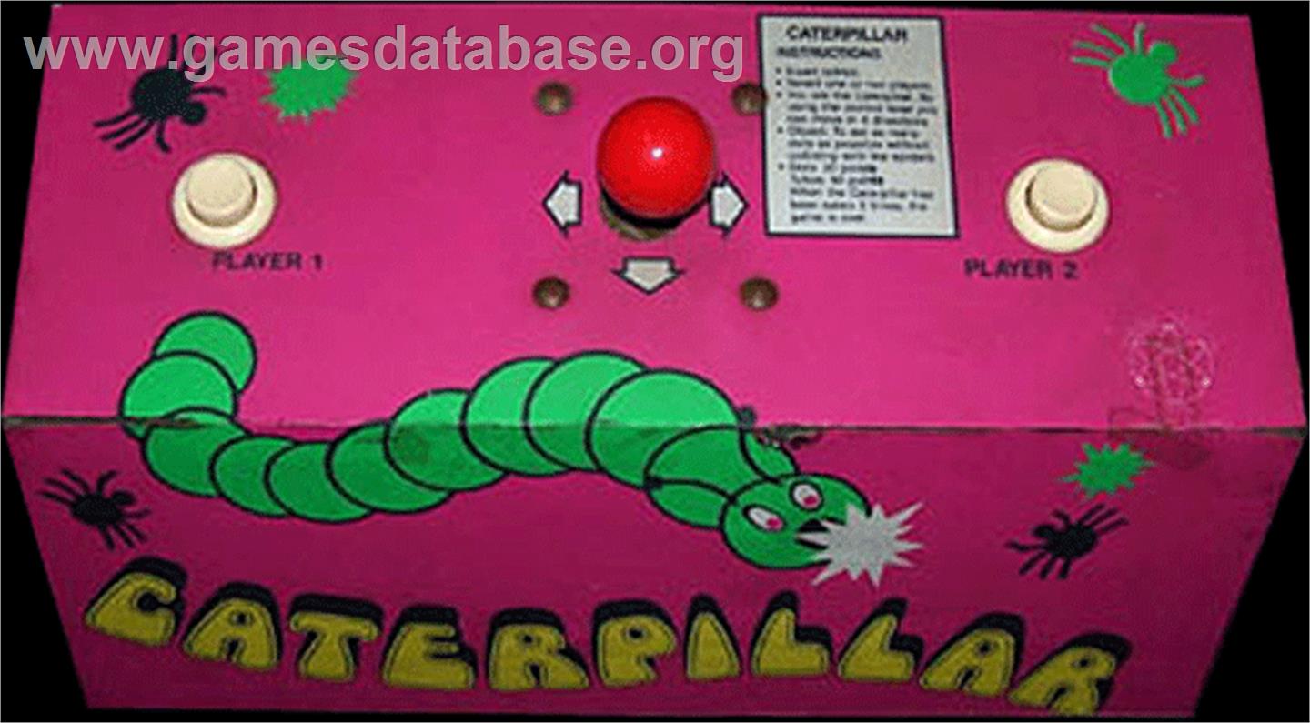 Caterpillar Pacman Hack - Arcade - Artwork - Control Panel