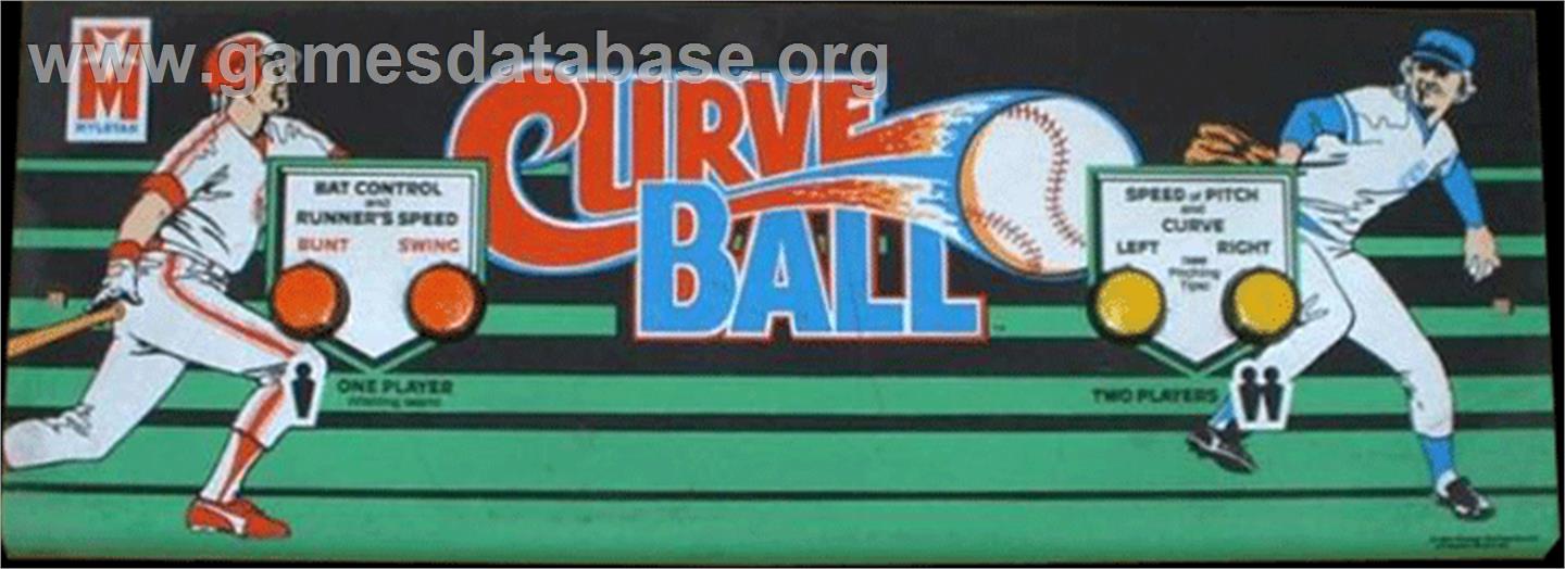 Curve Ball - Arcade - Artwork - Control Panel