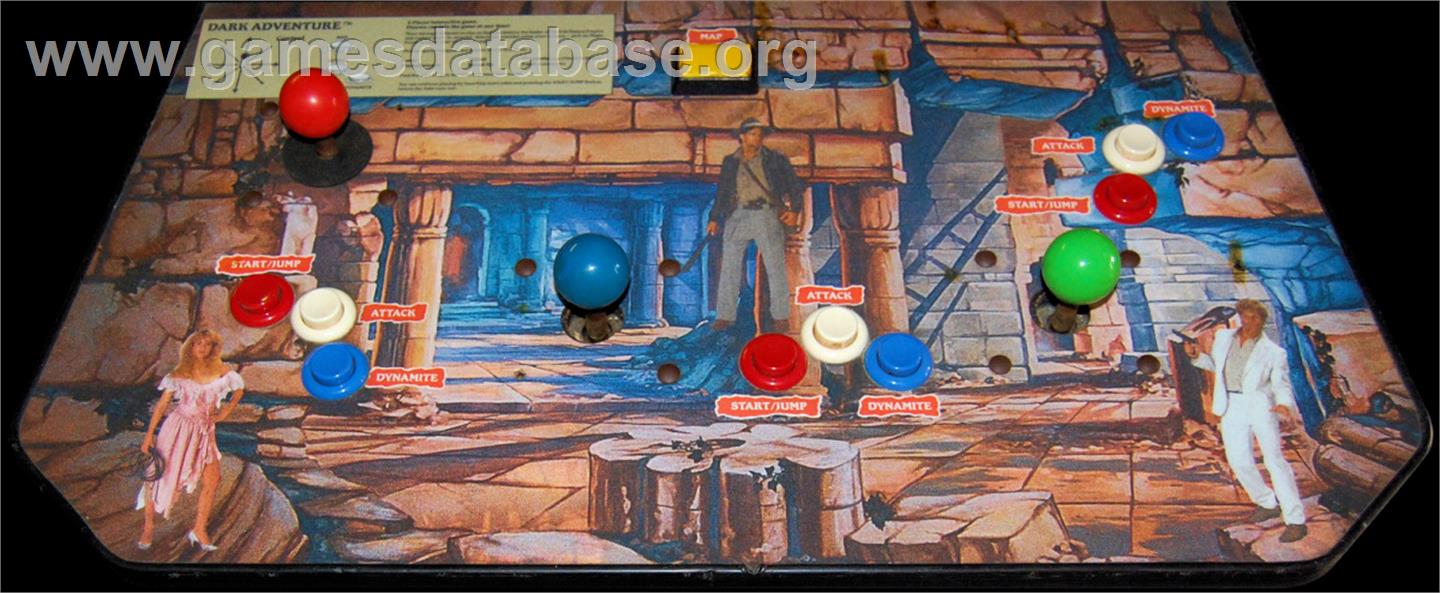 Dark Adventure - Arcade - Artwork - Control Panel