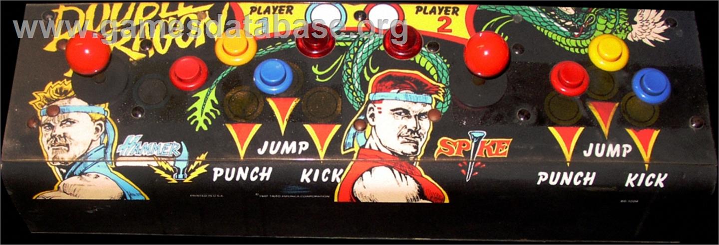 Double Dragon - Arcade - Artwork - Control Panel