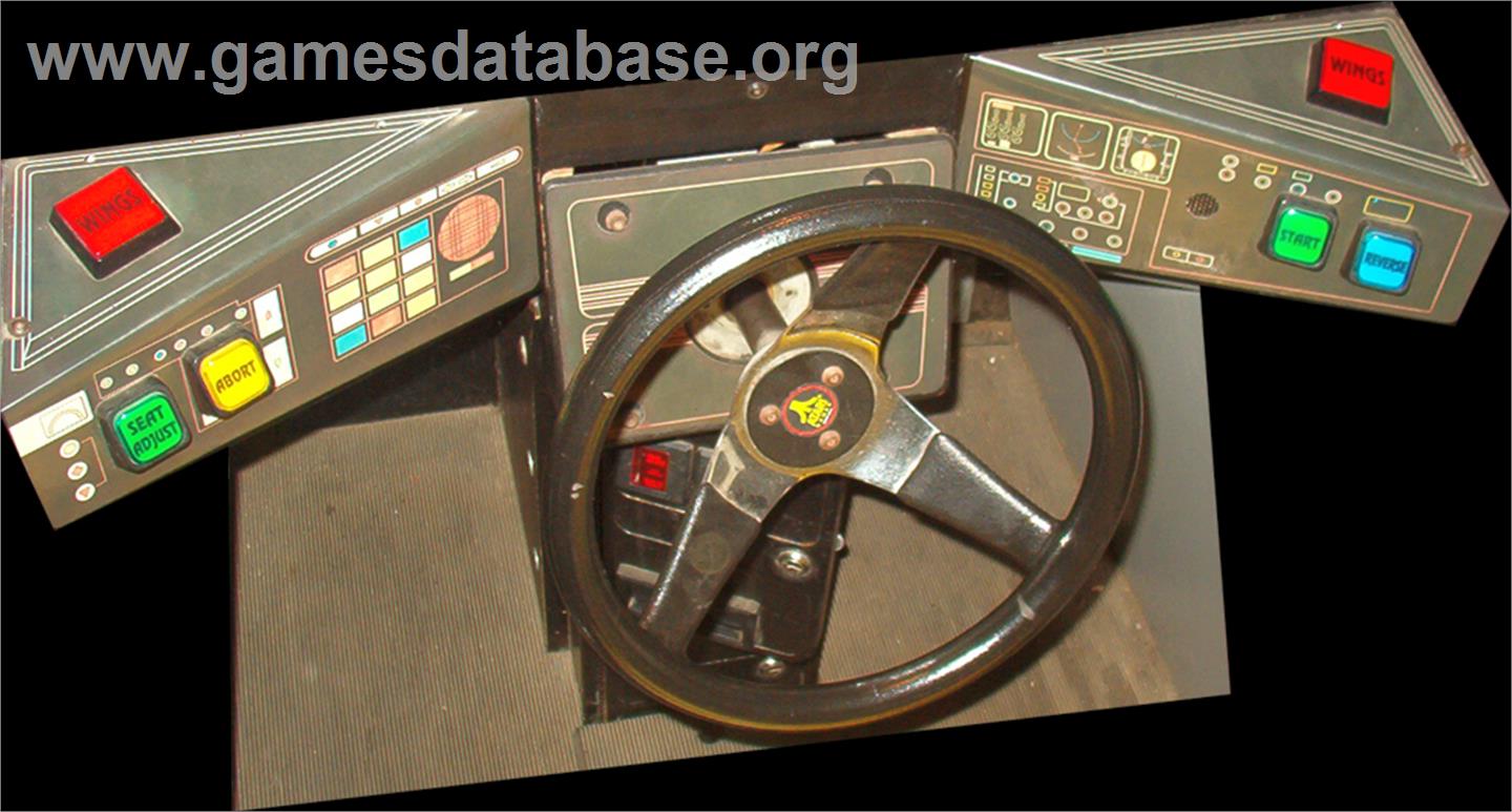 Hard Drivin's Airborne - Arcade - Artwork - Control Panel