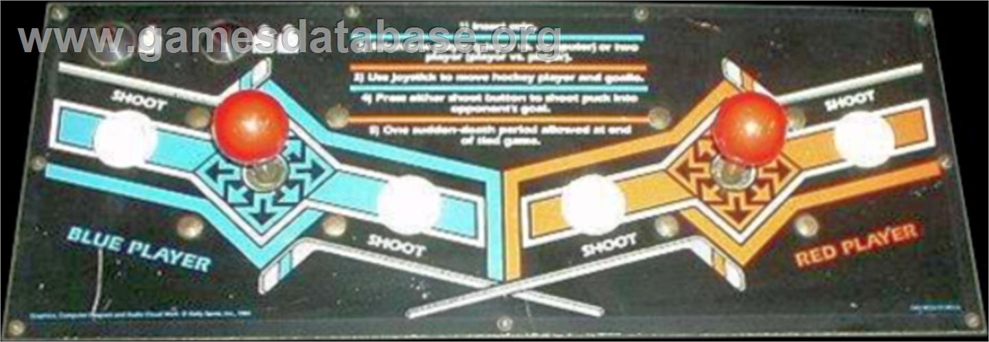 Hat Trick - Arcade - Artwork - Control Panel