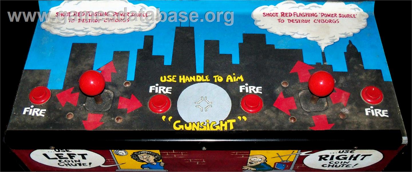 International Team Laser - Arcade - Artwork - Control Panel