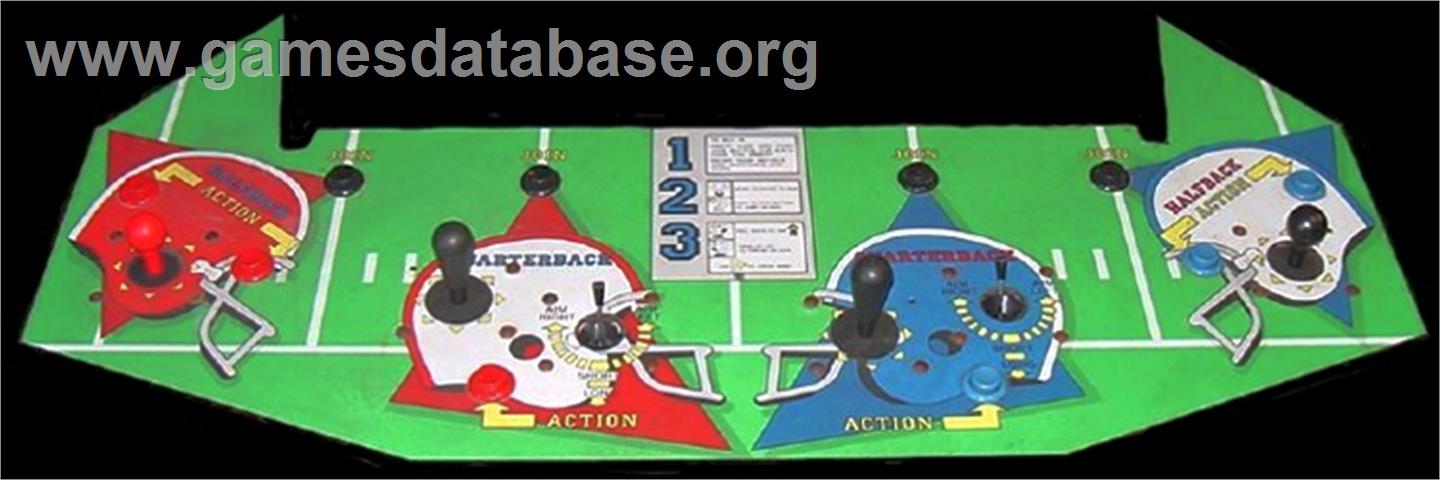 John Elway's Team Quarterback - Arcade - Artwork - Control Panel