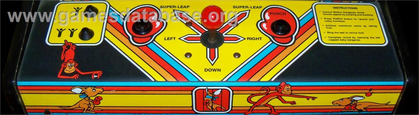 Kangaroo - Arcade - Artwork - Control Panel