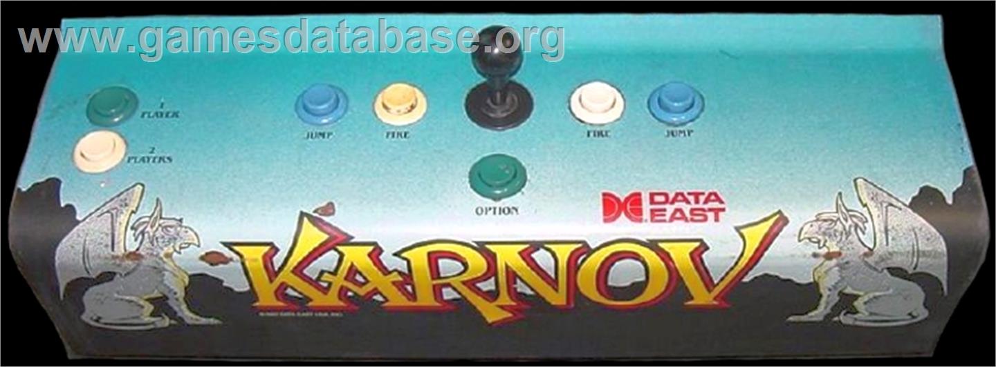 Karnov - Arcade - Artwork - Control Panel