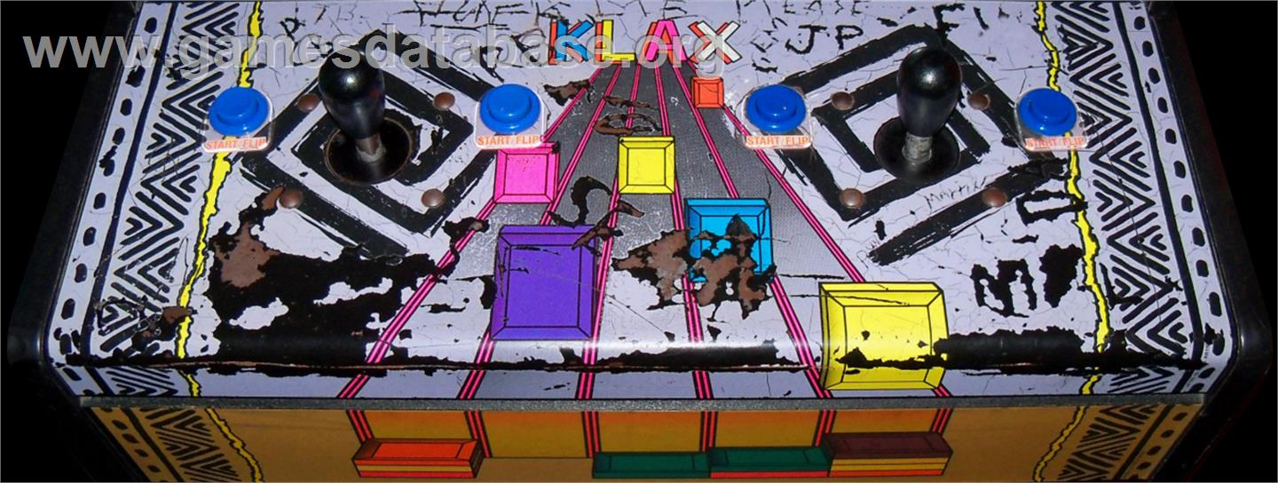 Klax - Arcade - Artwork - Control Panel