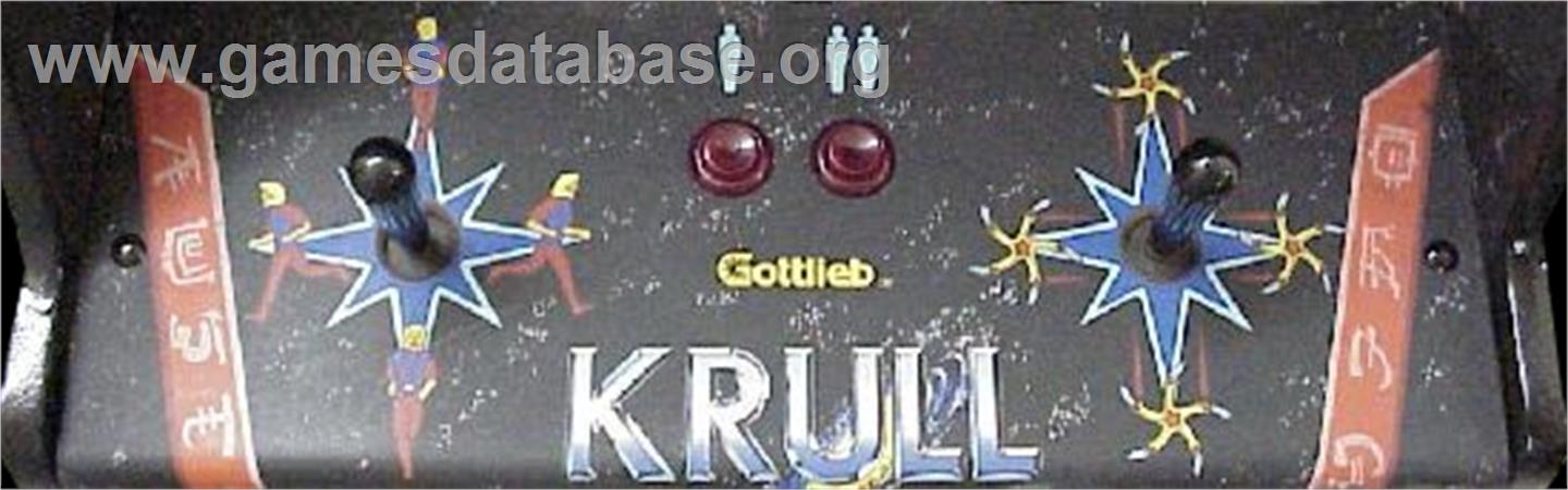 Krull - Arcade - Artwork - Control Panel